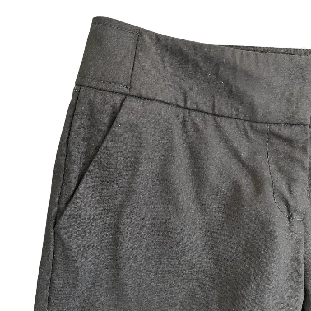 Bebe Wool Bermuda Shorts 11” Black Women’s Size 6